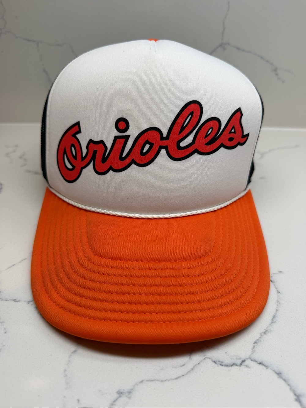 47 Brand Orioles Trucker Hat - Orange & White